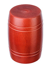 MS-T1-PG-07 Погремушка бочонок, малая, тонировка, 1 категория, Мастерская Сереброва