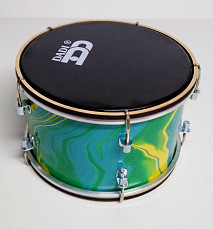 BD-8-2А1 Барабан 8 20х13см, рисунок Океан, палочки, ремень, Мастерская Бехтеревых