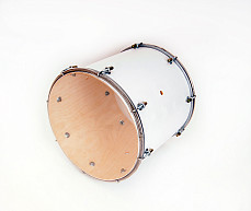 BK-12B Барабан кавказский 12, 31х30,3 см, цвет - белый, Мастерская Бехтеревых