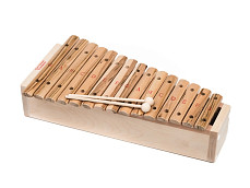 MS-K1-KS-02 Ксилофон диатонический, 15 пластин, с резонатором, Мастерская Сереброва