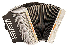 Баян диатонический Hohner Corona II FBbEb (white)