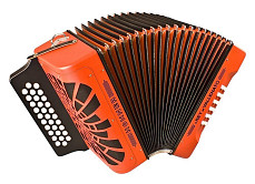 Аккордеон диатонический Hohner  El Rey del Vallenato BbEbAb (orange)
