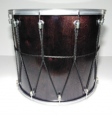 BK-13Ev Барабан кавказский 13 с веревкой, 31х33см, цвет — эбен, Мастерская Бехтеревых