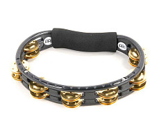 TMT1B-BK Traditional Тамбурин, 2 ряда бубенцов, пластик, черный, Meinl