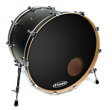BD22RB EQ3 Resonant Пластик для бас-барабана 22, резонансный, черный, Evans