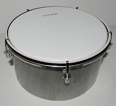 BD-8-1S Барабан 8, 20х12см, настраиваемый, односторонний, серебристый, Мастерская Бехтеревых