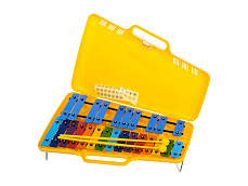 AG-25N3 Глокеншпиль, 25 брусков, желтый футляр, Angel