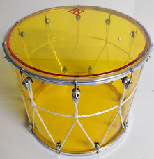 BKA-13Jv Барабан кавказский 13, акрил 31х33см, с верёвкой, желтый, Мастерская Бехтеревых