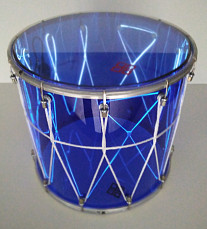 BKA-13SnvP Барабан кавказский 13, акрил 31х33см, с верёвкой, синий, Мастерская Бехтеревых