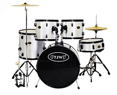 JW225-E1-SL Барабанная установка, серебристая, TJW