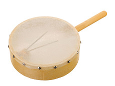 APH-10 Ручной бубен на ручке, пружина внутри, Angel