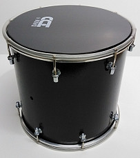BK-10Blm Барабан кавказский 10 (25х25.4см), цвет - чёрный матовый, Мастерская Бехтеревых