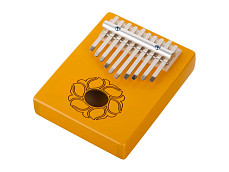 KMKr-1-Y Piastra Калимба, резонаторная, 10 язычков, прямоугольная, желтая, Мозеръ