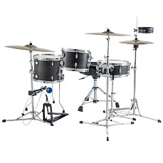 PODL313BK1-WB Little Roomer Набор барабанов, с чехлом, черные матовые, Dixon