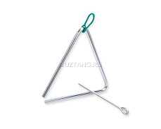 Треугольник металлический, большой, с палочкой, D=8мм, 156мм, ANGEL ATA70