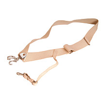 90443200 ZM 6532 Ремень для малого маршевого барабана, текстиль, с боковой стропой, белый, Sonor