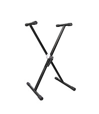 NordFolk NKS-5 детская стойка для клавиш инстр, регул высота 510-750 мм, узел зажим, сталь, черная