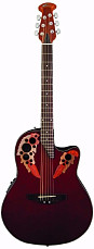 Электроакустическая гитара Applause AE44II-RR Mid Cutaway Ruby Red