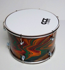 BD-10-2А2 Барабан 10 25х17см, рисунок Земля, палочки, ремень, Мастерская Бехтеревых