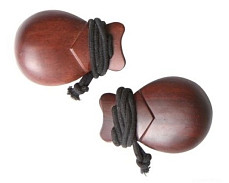 GEWA Castanets Rosewood кастаньеты, пара, индийский палисандр