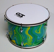 BD-10-2А1 Барабан 10 25х17см, рисунок Океан, палочки, ремень, Мастерская Бехтеревых