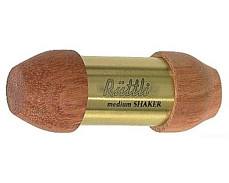 GEWA Ruttli Wood Metal Medium шейкер одиночный средний, корпус латунь, крышки бубинга