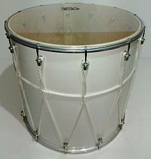 BK-14Bv Барабан кавказский 14 с веревкой, 34х35,6 см, цвет — белый, Мастерская Бехтеревых