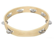 GEWA Tambourine Without Membrane 10 тамбурин без мембраны, деревянное кадло, металлические бубенцы
