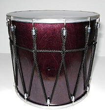 BK-14Ev Барабан кавказский 14 с веревкой, 34х35,6 см, цвет — эбен, Мастерская Бехтеревых