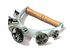 20603001 Global Hand Bells V 4004 Колокольчики, полукруг на ручке, Sonor